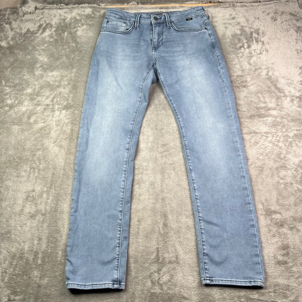 Mavi Jake Slim Leg Jeans Mens 30 Light Wash Blue Athletic Denim Comfort